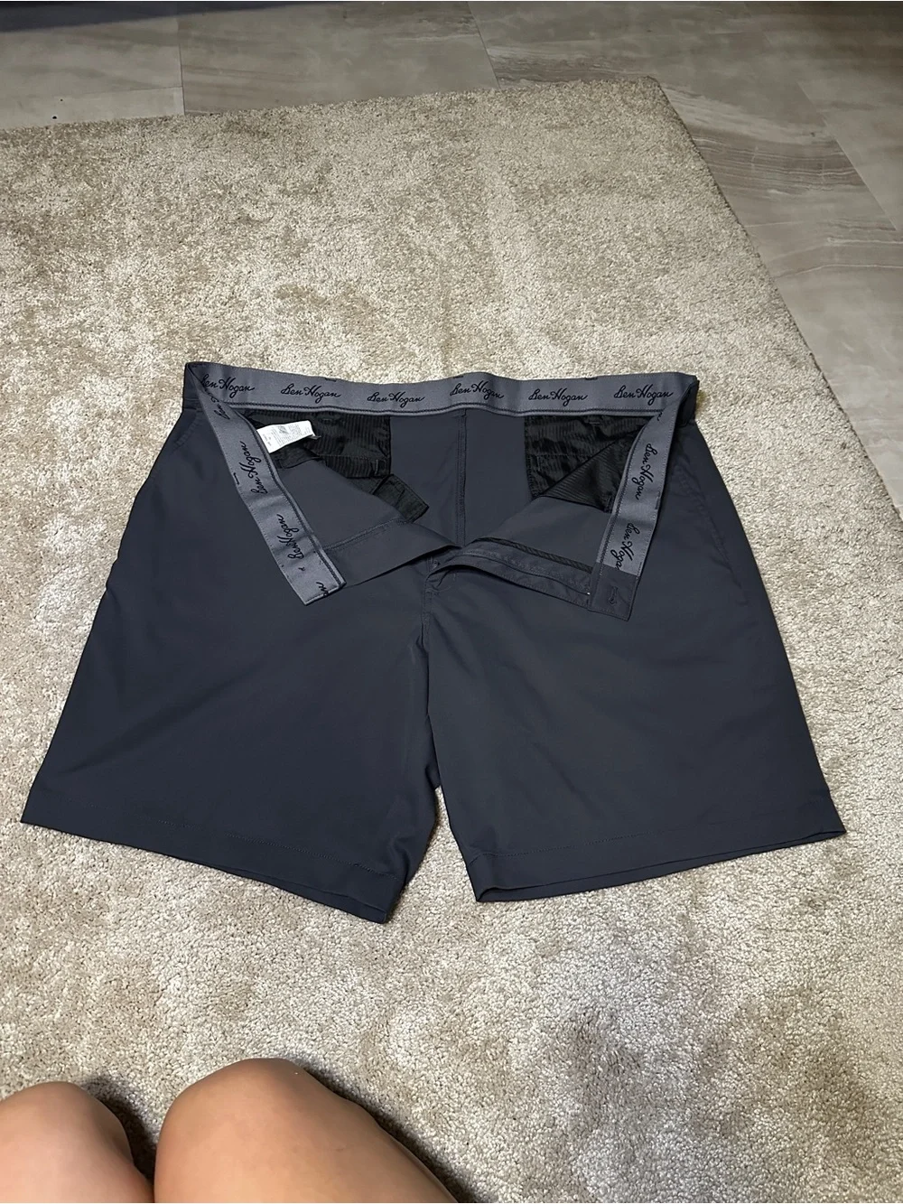 Men's asphalt grey Ben Hogan Performance Shorts